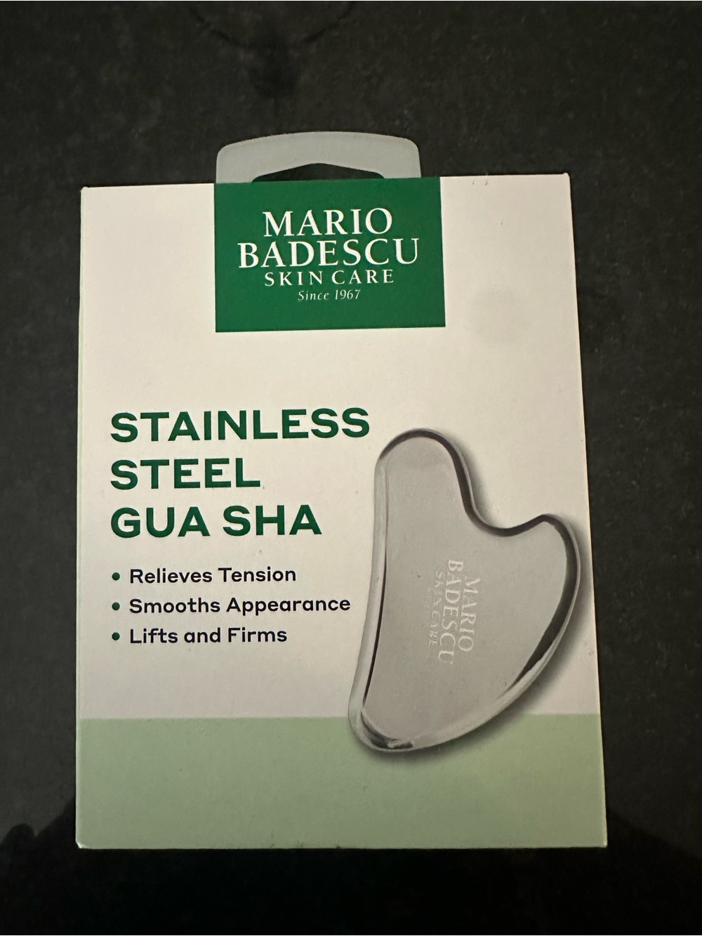 Mario Badescu Stainless Steel Gua Sha – Brand New in Box